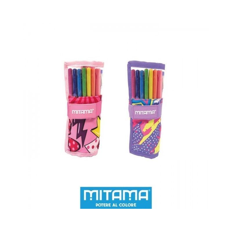 GLITTER ROLL+ASTUCCIO MIX MITAMA WRITING EAN 8026624629085 INGROSSO PENNARELLI