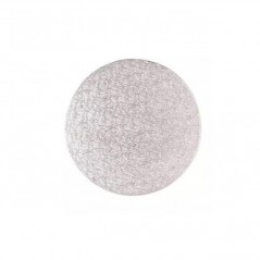 PIATTO RICOPERTO ALLUMINIO D.25XH1.2 CAKE DESIGN EAN 8019447382770 INGROSSO VASSOI E DISCHI