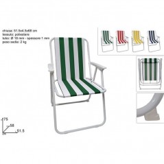 SEDIA RELAX FANTASIA 4COL ARTICOLI MARE EAN 8034048628058 INGROSSO SDRAIO E LETTINI MARE