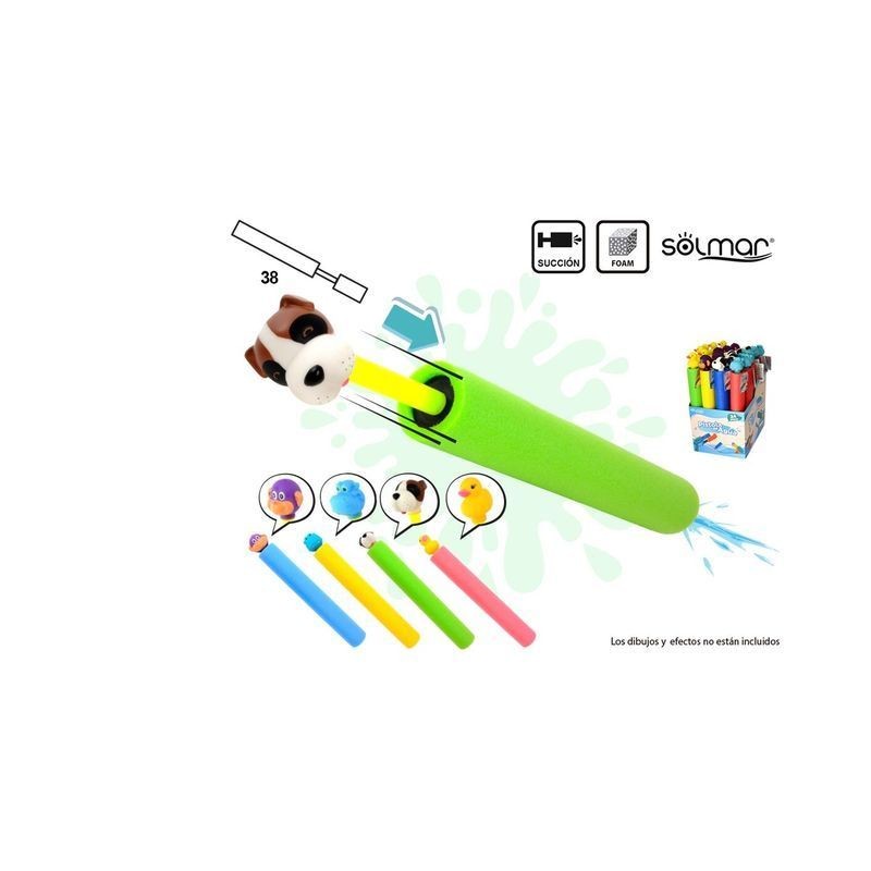 TUBO SPARA ACQUA ANIMALI ASS 38CM D.5 EAN 8430373162951 INGROSSO PISTOLE ACQUA E SPRUZZATORI