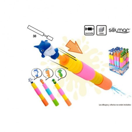 TUBO SPARA ACQUA ANIMALI MARINI 38CM D