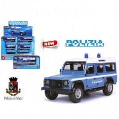 MODELLINO LAND ROVER DEFENDER POLIZIA 1:32 EAN 4893993015269 INGROSSO MODELLINI AUTO