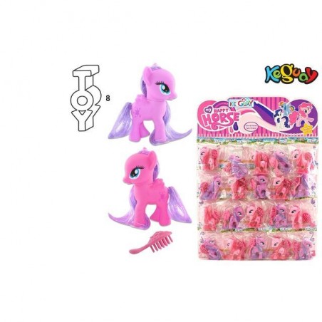 PONY CON SPAZZOLA ASS (20) EAN 8430373007788 INGROSSO GIOCHI DA EDICOLA