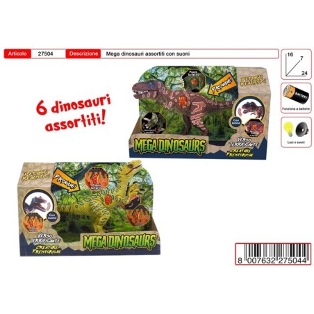 INGROSSO MEGA DINOSAURS CON SUONO