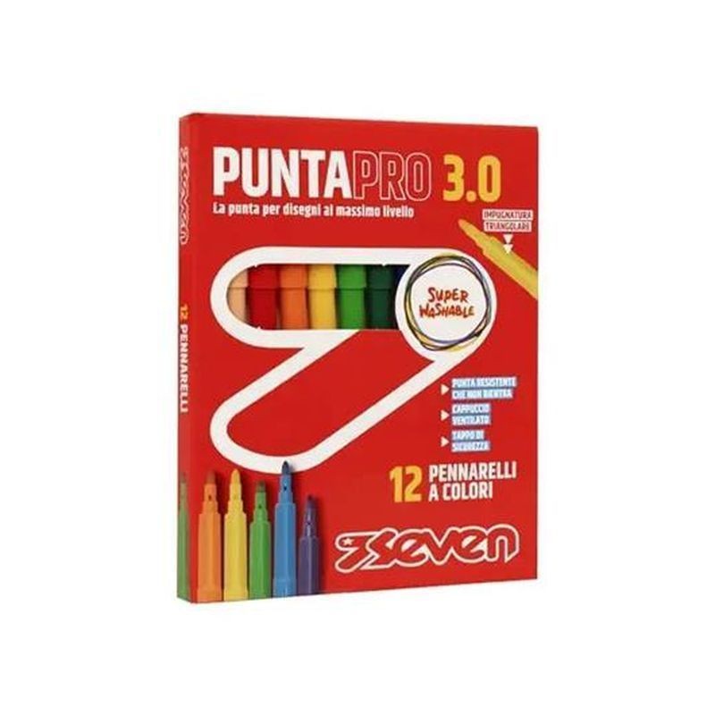 PENNARELLI PUNTAPRO 3.0 - SCATOLA 12 PZ EAN 8055714165868 INGROSSO PENNARELLI