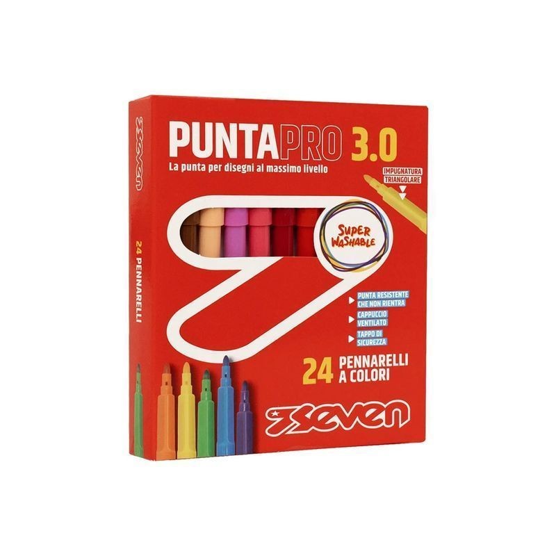 PENNARELLI PUNTAPRO 3.0 - SCATOLA DA 24 EAN 8055714165882 INGROSSO PENNARELLI