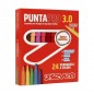 PENNARELLI PUNTAPRO 3.0 - SCATOLA DA 24 EAN 8055714165882 INGROSSO PENNARELLI