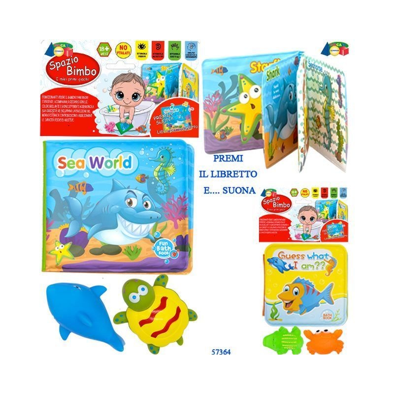 BUSTA LIBRETTO + PESCI SPAZIO BIMBO ASS EAN 8057438026258 INGROSSO LIBRI PER BAMBINI