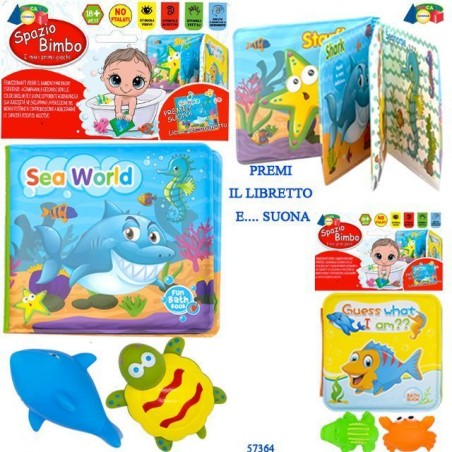 BUSTA LIBRETTO + PESCI SPAZIO BIMBO ASS EAN 8057438026258 INGROSSO LIBRI PER BAMBINI