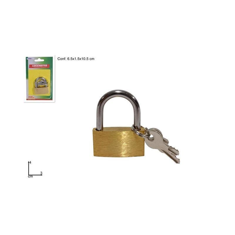 LUCCHETTO MM 30 BLISTER EAN 8027501021053 INGROSSO LUCCHETTI