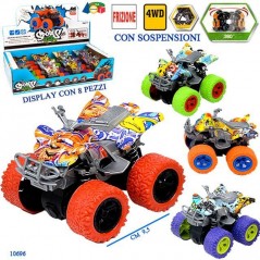 QUAD MONSTER AEROGR. C/SOSP 4WD FRIZION MODELLINO EAN 8057438023240 INGROSSO MODELLINI AUTO A FRIZIONE