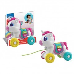 PULL ALONG BABY UNICORN GIOCATTOLI EAN 8005125178032 INGROSSO BABY CLEMENTONI