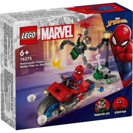 LEGO 76275 INSEGUIMENTO S/MOTO SPIDERMAN EAN 5702017590264 INGROSSO LEGO SUPERHEROES