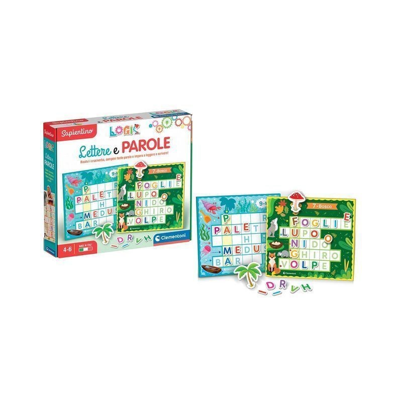 SAPIENTINO LOGIC LETTERE E PAROLE EAN 8005125164646 INGROSSO GIOCHI SAPIENTINO