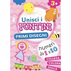LIBRO UNISCI I PUNTINI PRIMI GIOCHI CARTOLERIA EAN 9791281374003 INGROSSO LIBRI PER BAMBINI