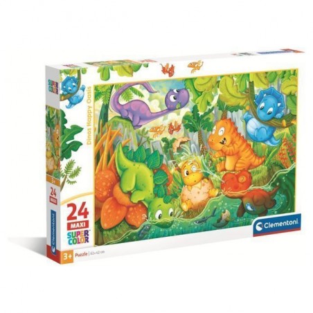 PUZZLE PZ.24 MAXI DINOS HAPPY OASIS EAN 8005125285242 INGROSSO PUZZLE CLASSICI