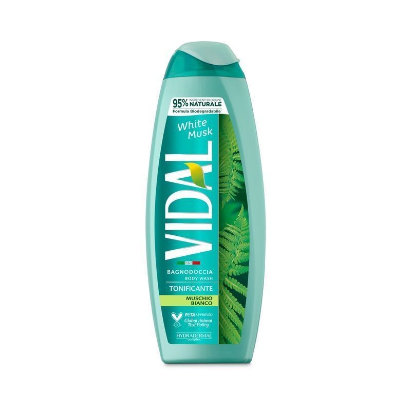 VIDAL BAGNO 500ML. MUSCHIO BIANCO EAN 8008970055350 INGROSSO DOCCIA SCHIUMA