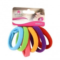 INGROSSO ELASTICO CARLIE 6PZ COL. VAR 8059174594596 INGROSSO ACCESSORI PER CAPELLI ELASTICI E FASCE PER CAPELLI