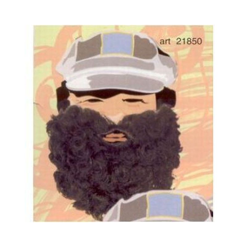 BARBA RICCIA CORTA EAN 0000001180275 INGROSSO PARRUCCHE E BARBE DI CARNEVALE
