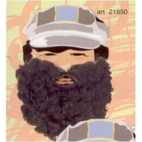 BARBA RICCIA CORTA EAN 0000001180275 INGROSSO PARRUCCHE E BARBE DI CARNEVALE