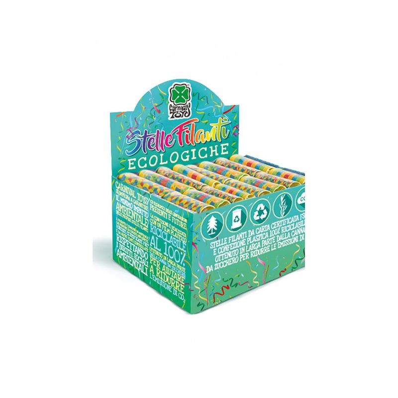 STELLE FILANTE LUSSO CARTA CERT. (40) EAN 8004761043544 INGROSSO CORIANDOLI E STELLE FILANTI