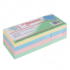 INGROSSO MY MEMO 38X51 ASS. COLOR PASTELLO CF.12 8033593065431 INGROSSO ARTICOLI DI CANCELLERIA ETICHETTE LABEL POSTIT