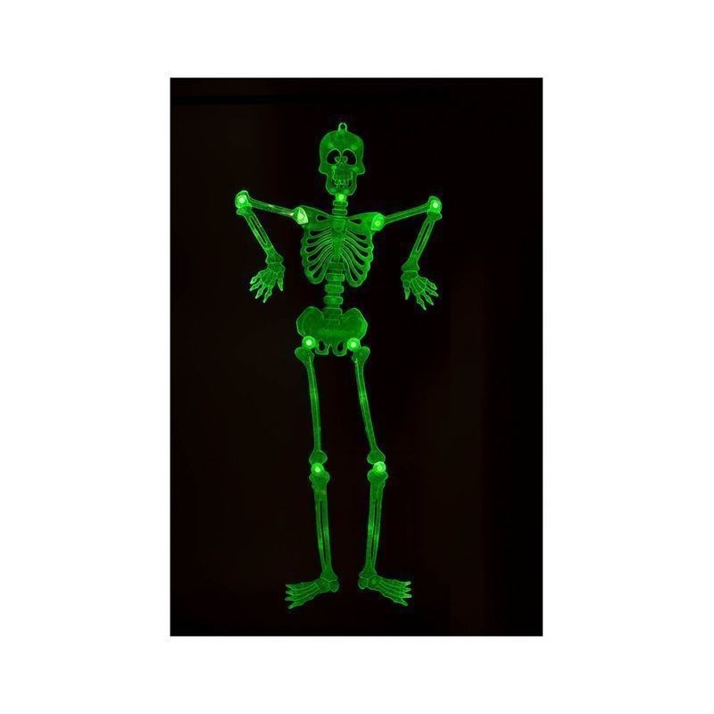 SCHELETRO PIATTO SNODABILE H.CM.90 D'APP EAN 8004761098810 INGROSSO DECORAZIONI HALLOWEEN