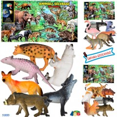 INGROSSO GIOCATTOLI ANIMALI SELVAGGI NEL MONDO ASS. IN BUSTA 8057438022267 INGROSSO BUSTE SOLDATINI E ANIMALI