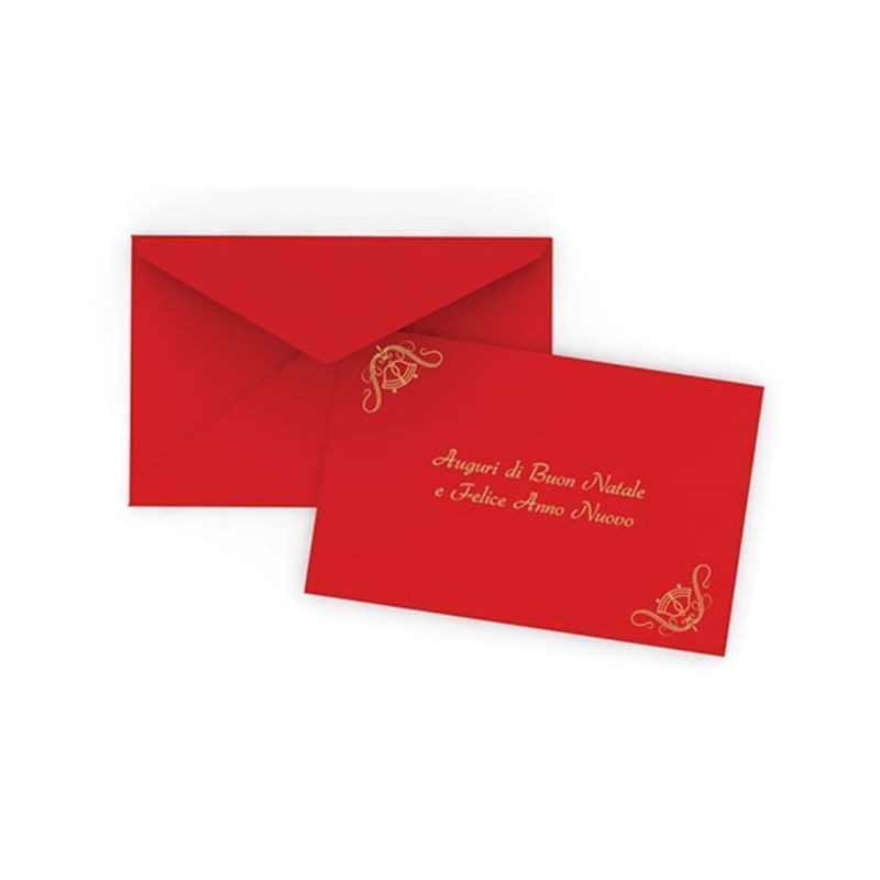 BIGLIETTI AUGURI ROSSI F9 CF 100+100 EAN 8033593086832 INGROSSO BIGLIETTI NATALIZI