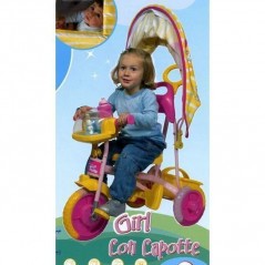INGROSSO TRICICLO GIRL CON CAPOTE 8001563221127 INGROSSO BICICLETTE TRICICLI E AUTOVEICOLI TRICICLI