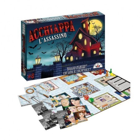 ACCHIAPPA L'ASSASSINO EAN 8000888001351 INGROSSO GIOCHI DI SOCIETA