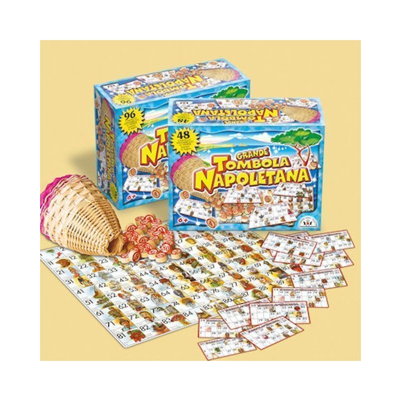 GRANDE TOMBOLA NAPOLETANA 48 C. EAN 8000888001181 INGROSSO GIOCHI DI SOCIETA