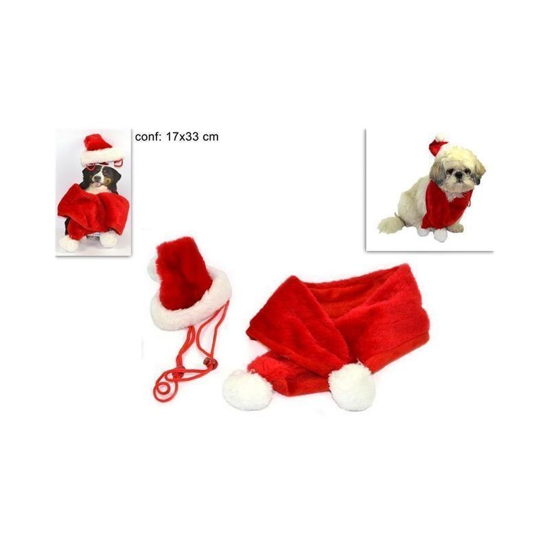 CAPPELLINO C/SCIARPETTA CANE EAN 8033113064227 INGROSSO CAPPELLI NATALIZI