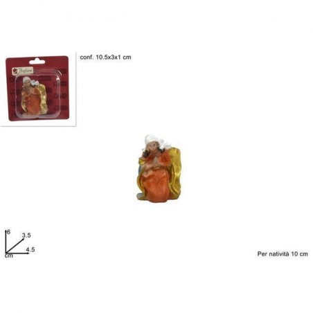 MADONNA PER NATIVITA 10 CM IN BLISTER EAN 8053482084572 INGROSSO PERSONAGGI PER IL PRESEPE E ANIMALI