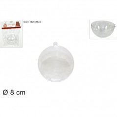 INGROSSO ARTICOLI NATALIZI SFERA TRASPARENTE cm.8 8033113130359 INGROSSO DECORAZIONI NATALIZIE ARTICOLI PER DECORAZIONI NATALIZI