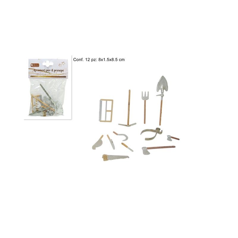 BUSTINA ATTREZZI LAVORO EAN 8033113131660 INGROSSO ACCESSORI PER IL PRESEPE