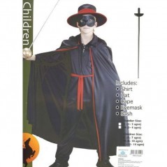 INGROSSO CARNEVALE COSTUME ZORRO TG.M/L 8010362372143 INGROSSO ARTICOLI CARNEVALE COSTUMI CARNEVALE BAMBINO