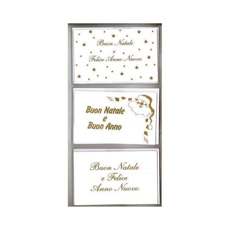 CARTONCINO NATALE 13,5X8,5CM C/BUSTA C10 EAN 0565138200000 INGROSSO GIOCATTOLI