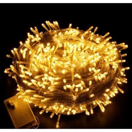 CATENA LUMINOSA 7 MT 50 LED BIANCO CALDO EAN 801241499995 INGROSSO LUCI NATALIZIE