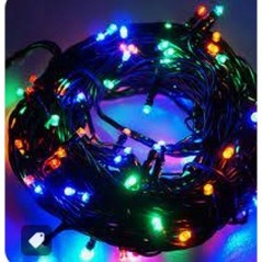 INGROSSO ARTICOLI NATALIZI CATENA LUMINOS 12 MT 100LED MULTICOLOR 8012414999926 INGROSSO ARTICOLI NATALE