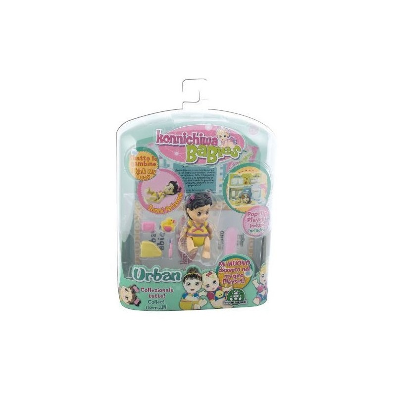 KONNICHIWA URBAN BABIES BL. 1 PZ. 14X4.5X18CM EAN 8005163118458 INGROSSO GIOCATTOLI