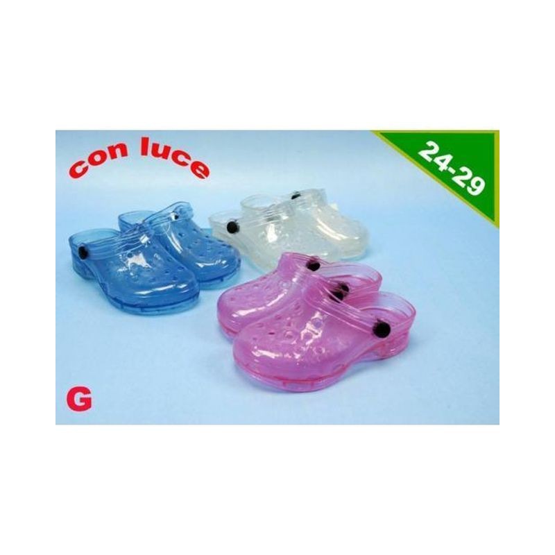 ZOCCOLO GOMMA BIMBI CON LUCE 24/29 EAN 8032732060948 INGROSSO GIOCATTOLI