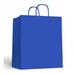 INGROSSO SHOPPER CARTA 54X49 BLU REFLEX C.25 80000412 INGROSSO ARITCOLI PER CONFEZIONI SACCHETTI E SHOPPER REGALO