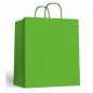 SHOPPER CARTA 46X49 VERDE C.25 EAN 80000408 INGROSSO SACCHETTI E SHOPPER REGALO