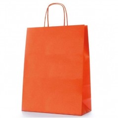 INGROSSO SHOPPER CARTA 24X31 ARANCIO C.25 8010598629233 INGROSSO ARITCOLI PER CONFEZIONI SACCHETTI E SHOPPER REGALO