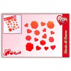 INGROSSO GIOCATTOLI SET 17 STICKER GEL CUORE/ROSA 8032732078202 INGROSSO OFFERTA GIOCATTOLI OFFERTA