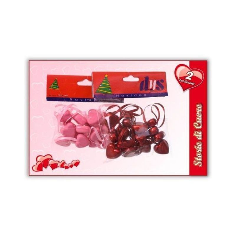 SET 15 APPENDINI CUORE ROSA EAN 8032732076727 INGROSSO SAN VALENTINO