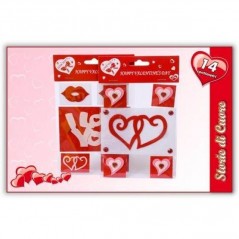 INGROSSO GIOCATTOLI SET 5 ADESIVI ASS. S.VALENTINO 8032732078196 INGROSSO OFFERTA GIOCATTOLI OFFERTA