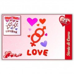 INGROSSO FESTA E PARTY SET 12 STICKER GEL S.VAL. 8032732078257 INGROSSO REGALI PER SAN VALENTINO
