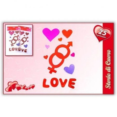 INGROSSO FESTA E PARTY SET 12 STICKER GEL S.VAL. 8032732078257 INGROSSO REGALI PER SAN VALENTINO